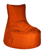 MAGMA Sitzsack Scuba Swing orange: Tropfenförmiger, orangefarbener Outdoor-Sitzsack. Zum bequemen Sitzen oder Liegen im Garten und auf der Terrasse geeignet.