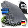 Camper Gear Pro Vorzeltteppich Camping Teppich - 250x500 cm. Grauer Teppich für Vorzelte; schützt Boden, atmungsaktiv, UV-stabil.