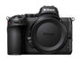 Nikon Z 5 Spiegellose Vollformatkamera mit 4K UHD Video. Schwarzes Gehäuse für hochauflösende Fotos und 4K-Videos.