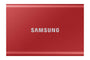 Samsung Portable SSD T7 Externe SSD Festplatte - 2TB Rot. Rotes, kompaktes Solid State Drive für externe Datenspeicherung.