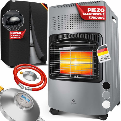 KESSER 4200 Watt Keramik Infrarot Piezo Gasheizer – Grau