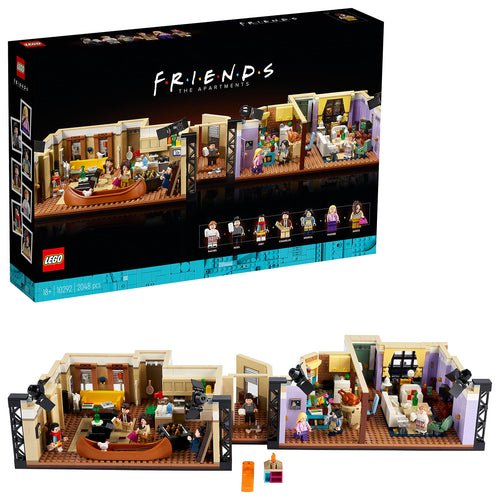 LEGO Ideas Friends Apartments 10292 Sammler-Bauset: Baue die ikonischen Friends Apartments detailgetreu nach.