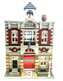 Lego Feuerwache - Exklusiver Sammler Bausatz 10197, ein rotes und weißes Gebäude zum Bauen einer detaillierten Feuerwache.