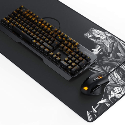 TITANWOLF Gaming Set – ALUMAR Tastatur, Specialist Maus, XXL Mauspad