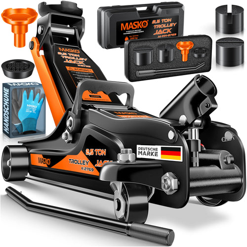 MASKO Wagenheber hydraulisch 2.5T Rangierwagenheber – Flach
