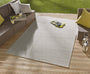 NORTHRUGS Coin In- & Outdoor Teppich - Grau 240x340cm Wetterfest. Rechteckiger, grauer Teppich schützt und dekoriert Böden innen wie außen.