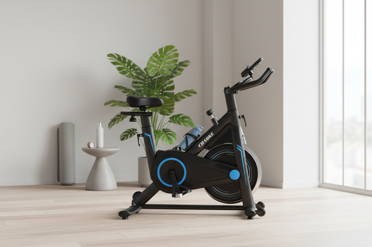 CHAOKE Ergometer Heimtrainer mit App-Anbindung und Magnetbremse für Heimtraining bis 160kg Belastbarkeit