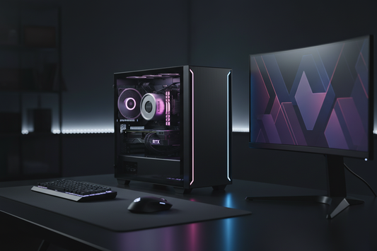 Shinobee Gaming PC mit AMD Ryzen 5 3500X Prozessor und NVIDIA RTX 3050 Grafikkarte