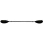Sevylor K-PRO220 Paddel - 2-teiliges Doppelpaddel. Schwarz-silbernes, teilbares Paddel. Antrieb für Kanus und Kajaks durch beidseitiges Eintauchen der Paddelblätter.
