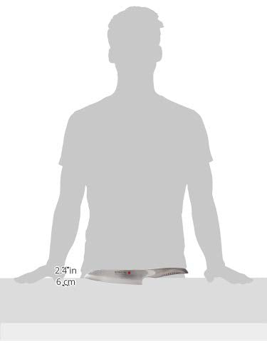 Global SAI-03 Edelstahl Santokumesser - 19cm Hammerdesign