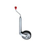 AL-KO 1222437 Stützrad – mb-m® 902235, Ø 48 mm, 300 kg, Metallfelge. Schwarz, Metallfelge. Stützt und manövriert Anhänger.