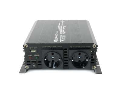 SOLARTRONICS NM1000 Spannungswandler 12V 1000W Schwarz