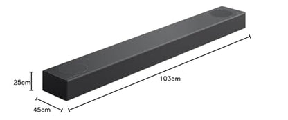 LG DS75Q 3.1.2 Soundbar mit Subwoofer - Dark Steel Silver