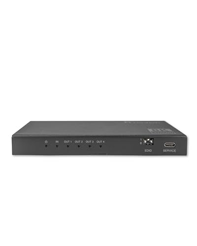 FeinTech SP410 HDMI 2.1 Splitter - 1 In 4 Out, 4K 120Hz 8K