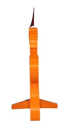 StreetBuddy Warnfigur Fahne Reflektierender Warnaufsteller – Orange