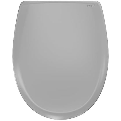 LUVETT C770 ovaler WC-Sitz Absenkautomatik - Manhattan Grau