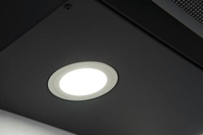 Respekta CH89060S Dunstabzugshaube schräg 60cm Schwarz