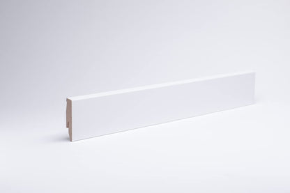 Leiste24 Sockelleisten All Inclusive Paket - 52m 60mm Weiss