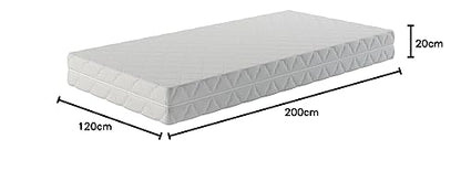 MSS e.K. Medic 7-Zonen Taschenfederkernmatratze 120x200 cm H3