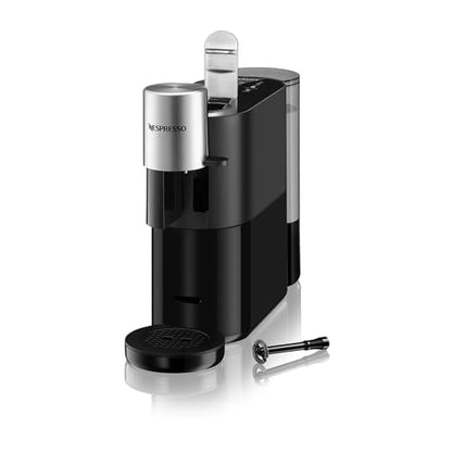 Nespresso Krups Atelier Kaffeemaschine mit Milchschäumer - XN8908 Schwarz/Silber