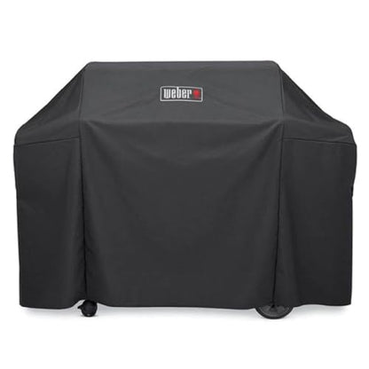 Weber Premium Abdeckhaube Genesis 200 Serie - Schwarz 7133. Schwarze, formangepasste Schutzhaube. Schützt den Genesis 200 Grill vor Witterungseinflüssen und verlängert seine Lebensdauer.
