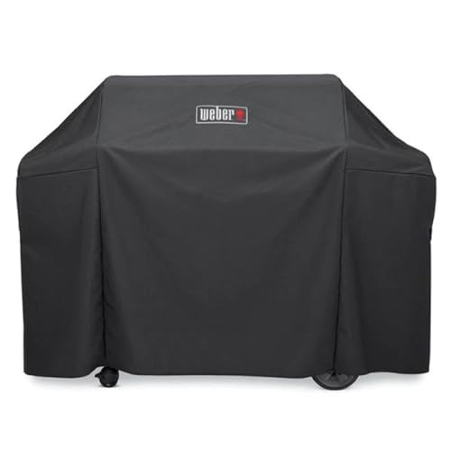 Weber Premium Abdeckhaube Genesis 200 Serie - Schwarz 7133. Schwarze, formangepasste Schutzhaube. Schützt den Genesis 200 Grill vor Witterungseinflüssen und verlängert seine Lebensdauer.
