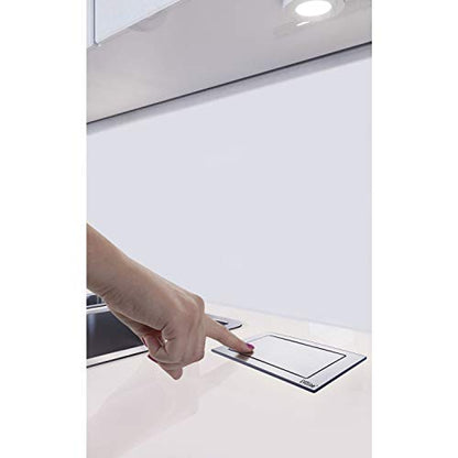 EVOline BackFlip Tischsteckdose 2x Schuko USB-C Edelstahl