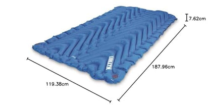 Klymit Double V Doppel-Isomatte – Blau 2020, Einheitsgrösse