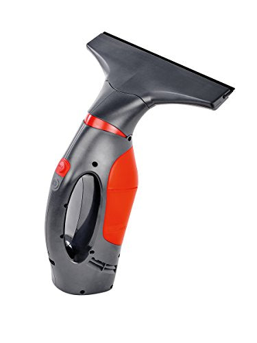 Vileda Windomatic Power Fenstersauger – Streifenfrei. Akkubetriebener, handlicher Fenstersauger in Weiß/Rot. Saugt Wasser von glatten Flächen wie Fenstern nach der Reinigung ab.
