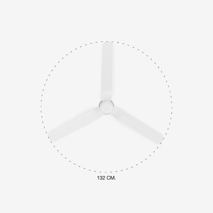 FARO BARCELONA PEMBA Deckenventilator 132cm weiss – 3 Flügel