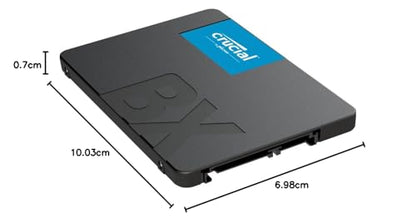Crucial BX500 SATA SSD 2TB - Interne 2.5 Zoll für PC & Laptop