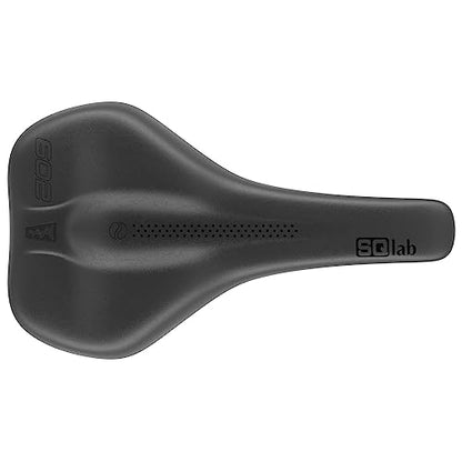 SQlab 602 Ergolux Active 2.1 Trekking & City Fahrradsattel - 15 cm Schwarz