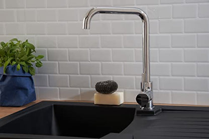 Respekta Boston Mineralitespüle – schwarz, 1 Becken, 86x50 cm