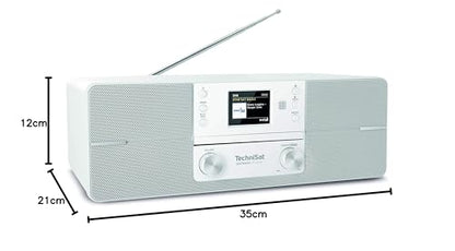 TechniSat Digitradio 371 CD BT Digitalradio Kompaktanlage - Weiss