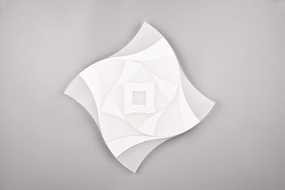 Trio Leuchten Akita 647110131 LED Deckenleuchte Dimmbar Weiss matt