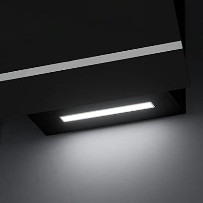CIARRA CBCB6736H Kopffreie Schräghaube 60cm - Schwarz