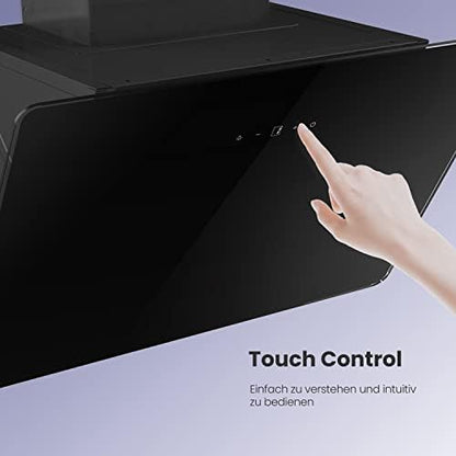 COMFEE' CHK 3.6J64A1B Wandhaube 60cm Glas Schwarz