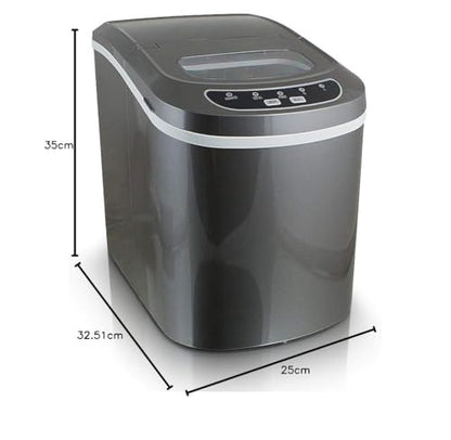 Eiswürfelmaschine Ice Maker, Schnell Eiswürfel – Dunkelgrau