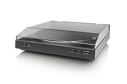 Dual DT 210-1 USB-Plattenspieler - 2 Geschwindigkeiten, Schwarz