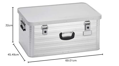 Enders Alubox 80 L Transportkiste – mit Schloss Set