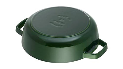 STAUB Gusseisen Bräter Chistera Rund 28 cm - Basilikumgrün