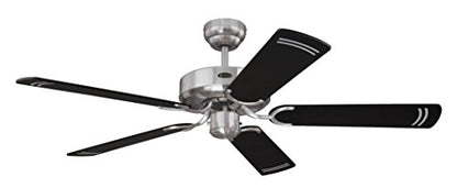 Cyclone 132cm Deckenventilator - Gebürsteter Stahl