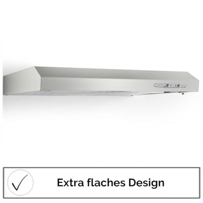 PKM UBH5000H2 Unterbauhaube – Silber 60cm extraflach