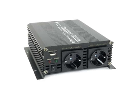 SOLARTRONICS NM1000 Spannungswandler 12V 1000W Schwarz