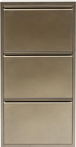 Kare Design Caruso Schuhschrank Bronze - Schmal