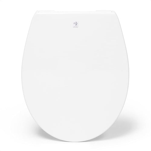 Blauer Hahn WC Sitz Isar oval weiss Duroplast Absenkautomatik