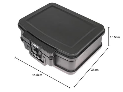 HMF 250437 Dokumentenbox Zahlenschloss feuerfest wasserdicht