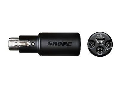 Shure MVX2U XLR-Mikrofon zu USB Digital-Interface mit Phantompower
