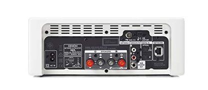 Denon CEOL N-10 Kompaktanlage, HiFi Verstärker mit 2-Wege Lautsprechern, CD-Player, Internetradio, Musikstreaming, HEOS Multiroom, Bluetooth, WLAN, AirPlay 2, Alexa Kompatibel, 2 Optische TV-Eingänge