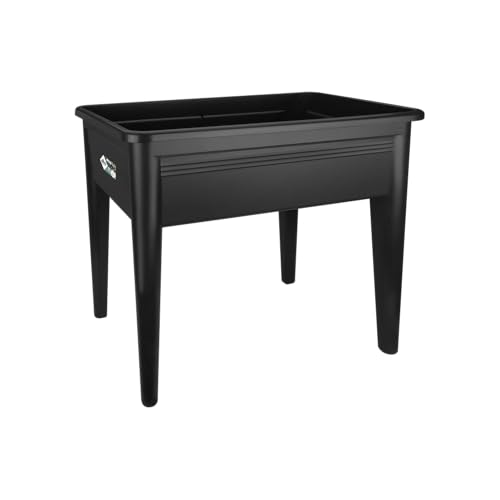 elho Green Basics Anzucht Tisch XXL - Schwarz. Rechteckige, schwarze Anzuchtschale. Ermöglicht die Vorkultur von Sämlingen und Stecklingen im Innen- und Außenbereich.
